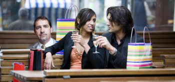 shopping: a welcome break